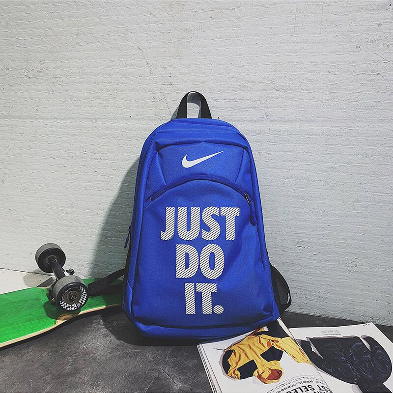 Blue Grey Nike Just Do It Backpack
